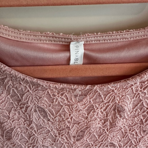 PINKBLUSH PINK LACE MATERNITY DRESS SIZE SMALL - Picture 9 of 12